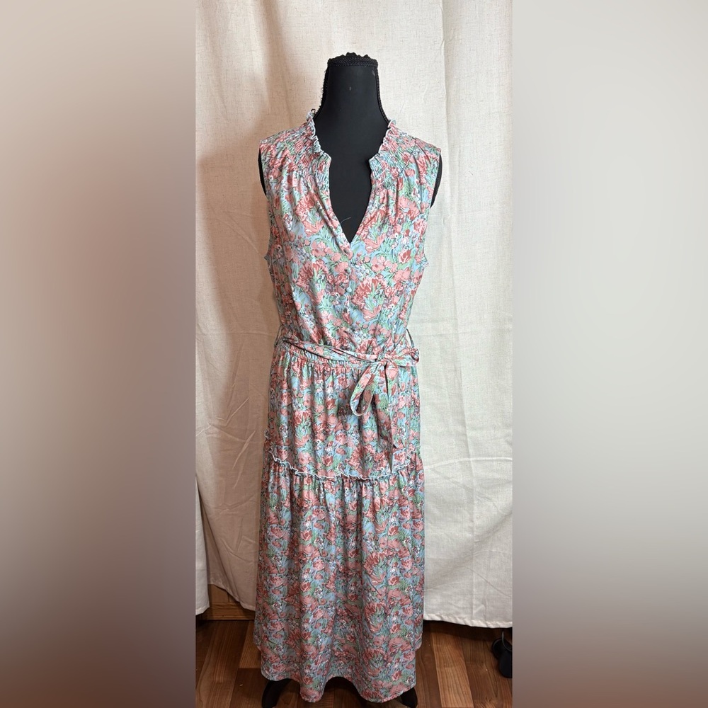 Entro Floral Print Maxi Dress